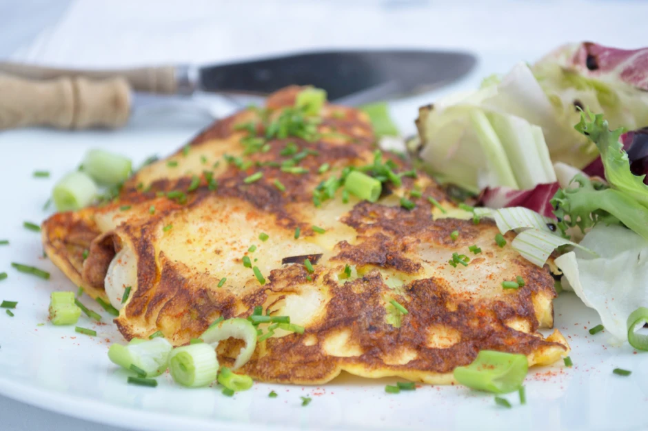 Fr&uuml;hlings-Kartoffel-Omelette