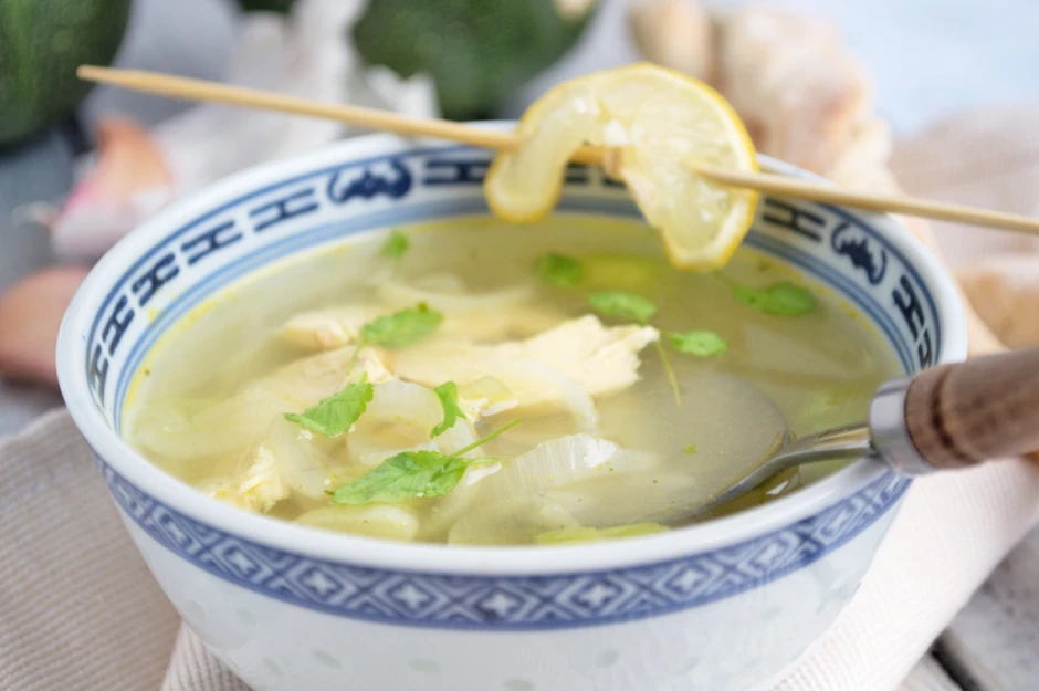 Zitronen - H&uuml;hnersuppe