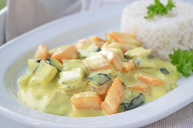 Currysauce mit Wein