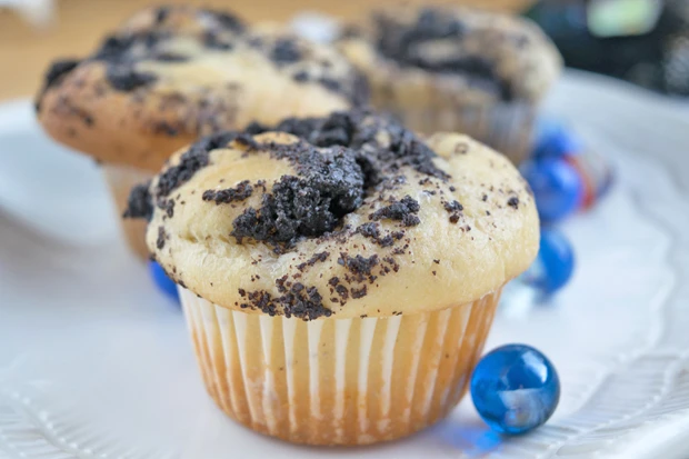 Cranberry-Muffins mit Mohn