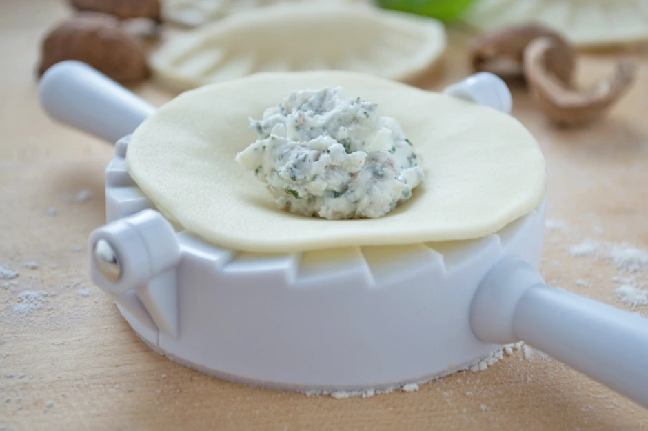 Topfen-Nuss-Ravioli