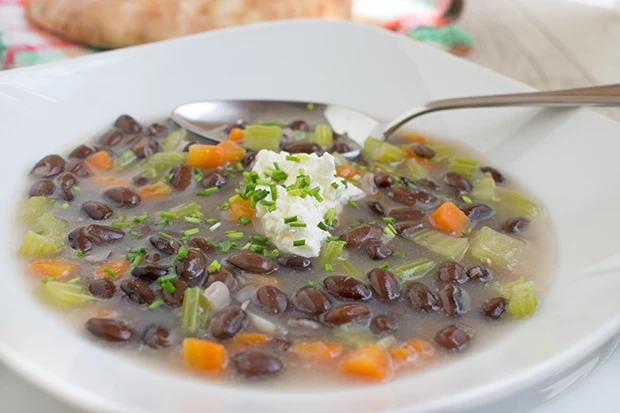 Scharfe Bohnensuppe