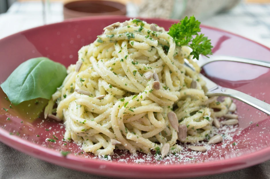 Erfrischendes Sonnenblumenkerne-Pesto