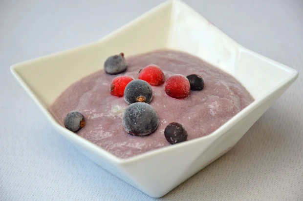 Rotes Grie&szlig;dessert