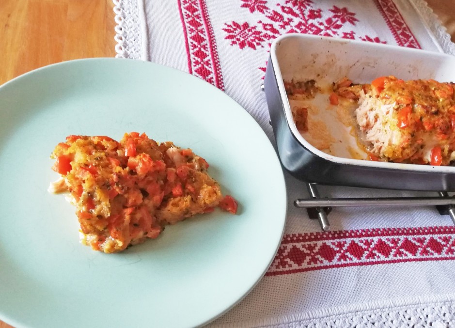 Lachsfilets mit Tomatenkruste