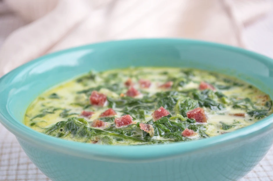 Spinatsuppe