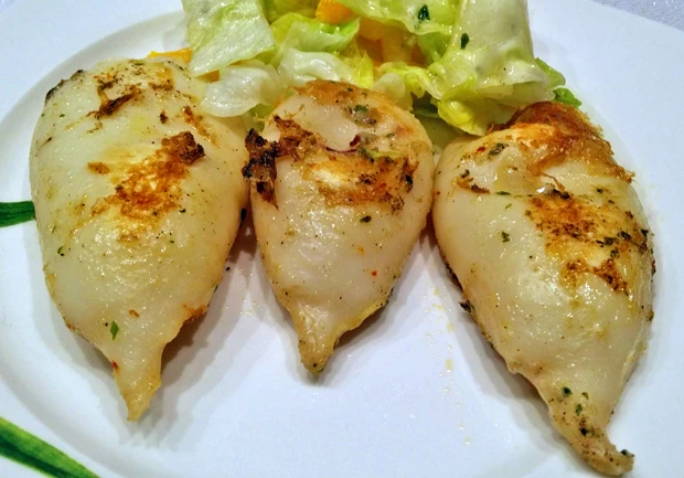 Gegrillte Calamari
