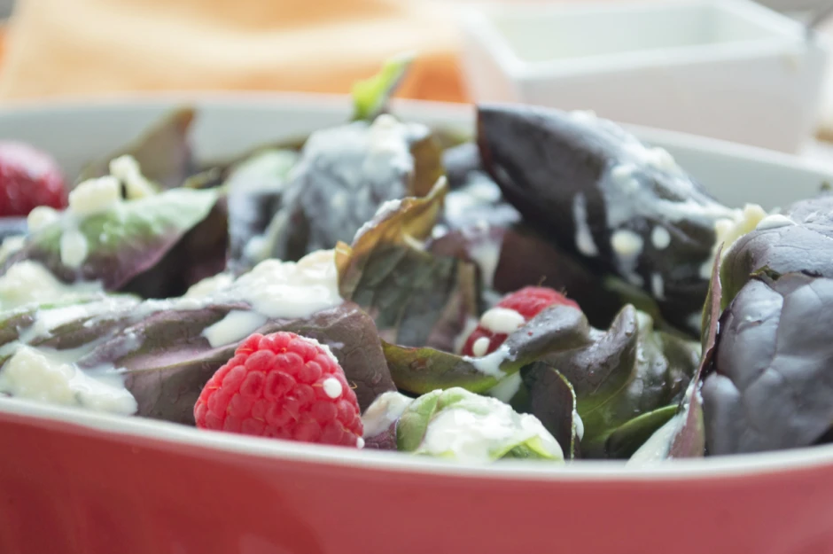 Himbeer-Gorgonzola-Dressing