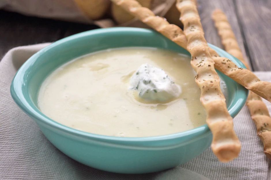 Kartoffelsuppe mit K&auml;se