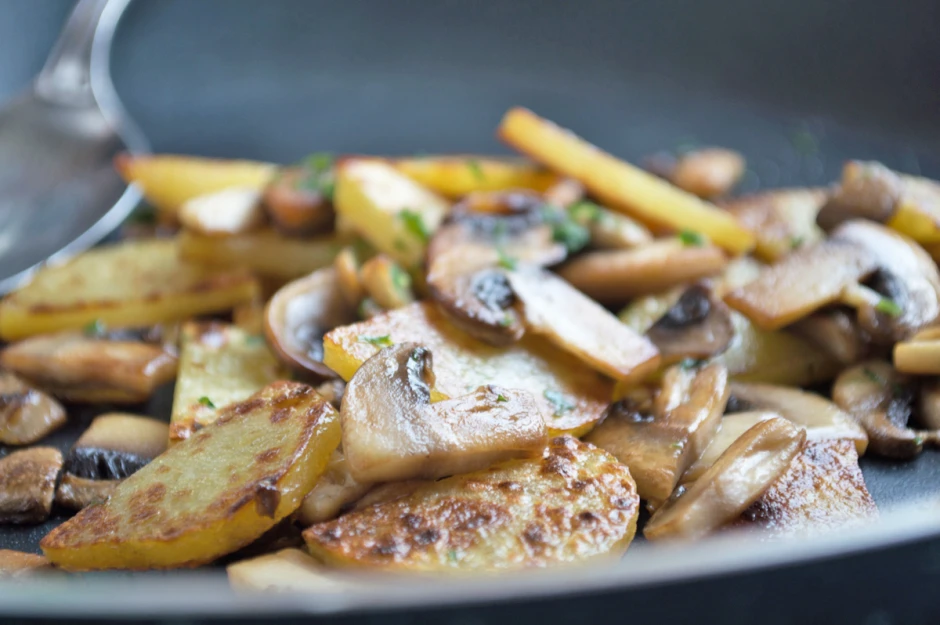 Champignon-Bratkartoffel