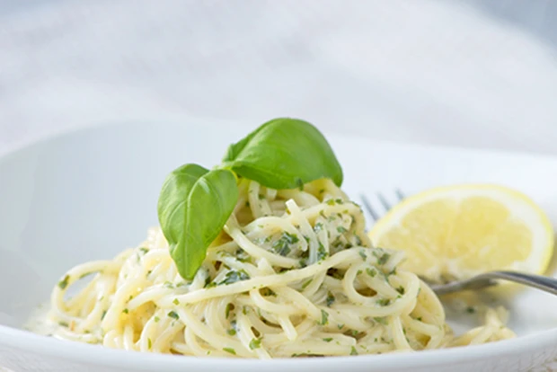 Nudeln mit Zitronen-Wodka-Sauce
