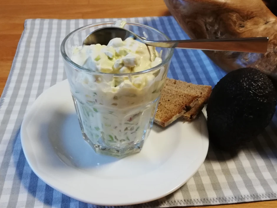 Avocado im Glas