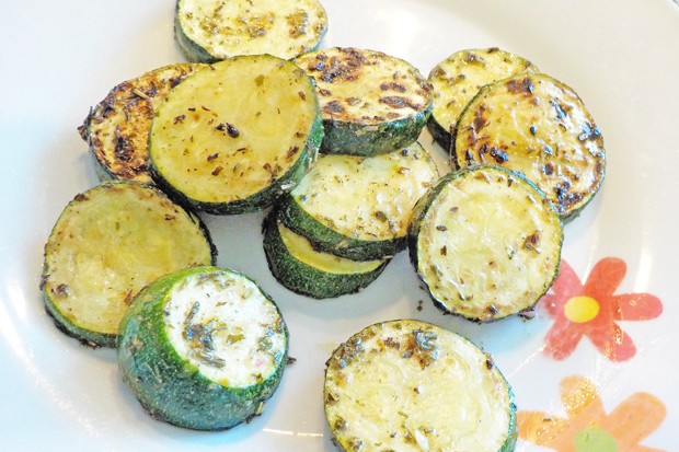 Gebackene Zucchinischeiben