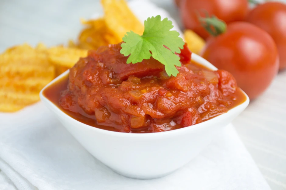 Scharfe und fruchtige Chilisauce