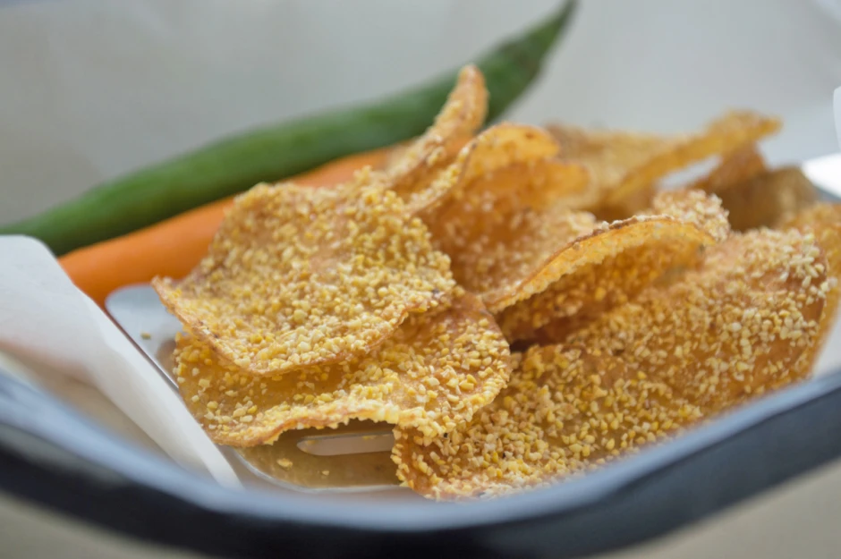 Scharfe Kartoffelchips