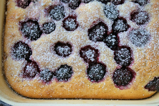 Brombeer-Sauerrahm-Kuchen