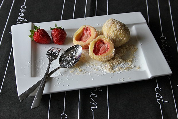 Erdbeerknödel