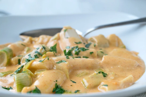 Spargel-Lauch-Ragout