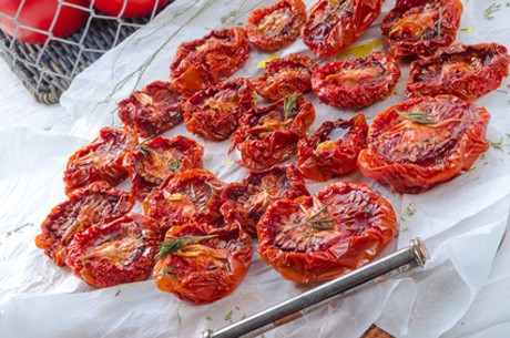Getrocknete Gewürztomaten
