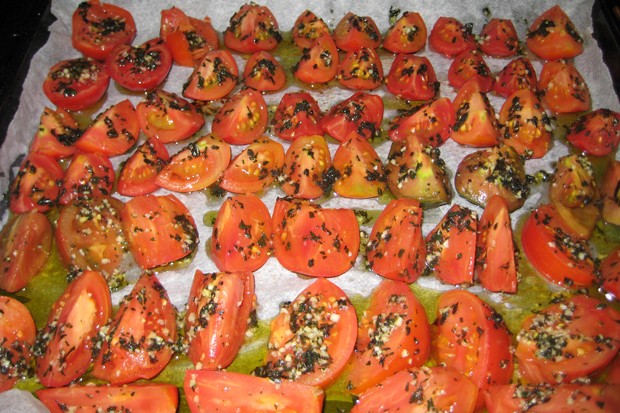 Getrocknete Gewürztomaten