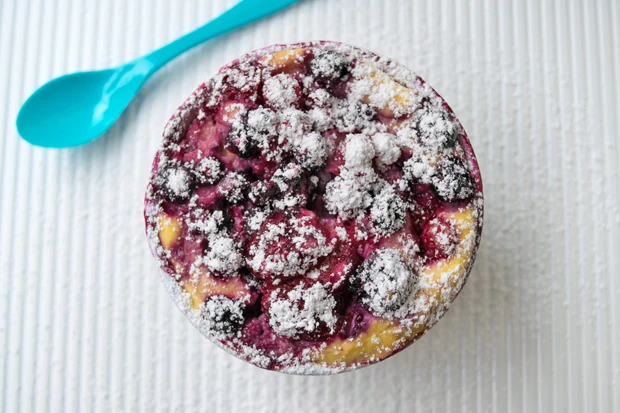 Brombeer-Topfen-Auflauf