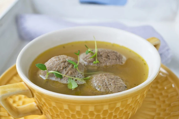 Frittierte Rindsleberknödel