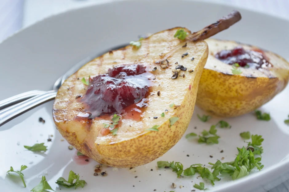Gegrillte Birnen