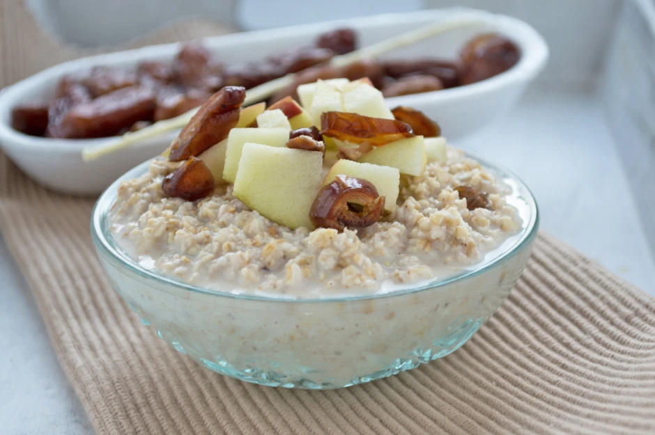 Chia-Hafer mit Apfel