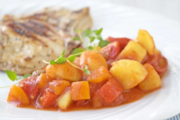 Kartoffel-Paprika-Ragout