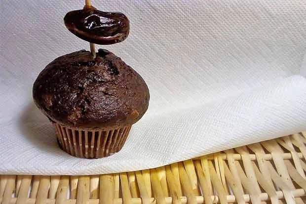 Marokkanische Schoko-Muffins mit Datteln