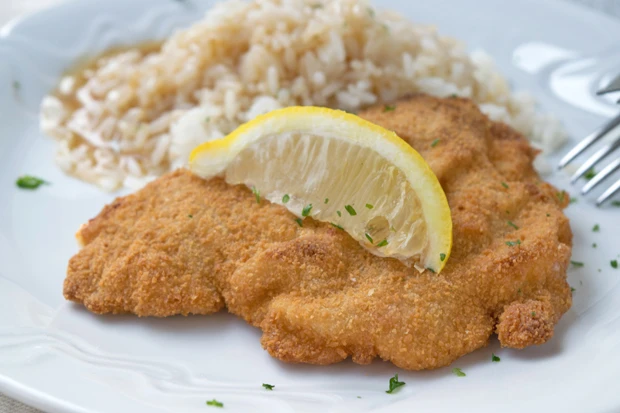 Gef&uuml;llte Kalbsschnitzel