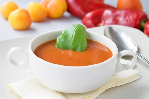 Paprika-Marillen-Suppe