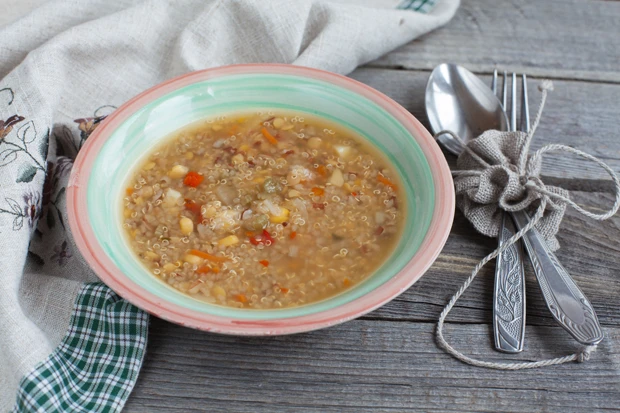 Karotten-Quinoa-Suppe