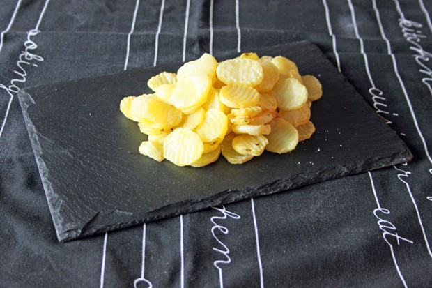 Gebratene Kartoffelscheiben