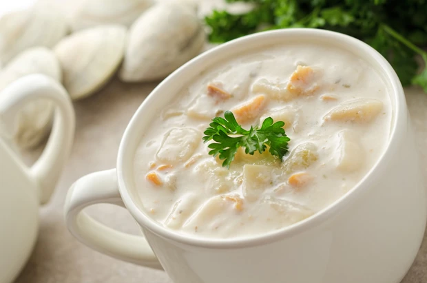 Rahmige Muschelsuppe