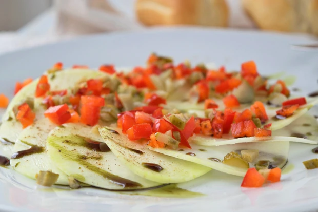 Carpaccio vom Kohlrabi