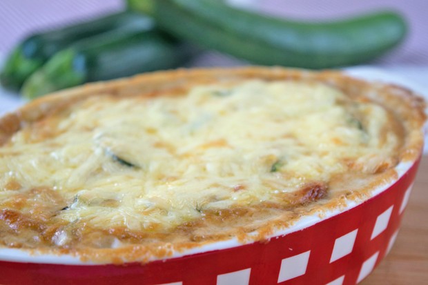 Zucchini-Polenta Auflauf