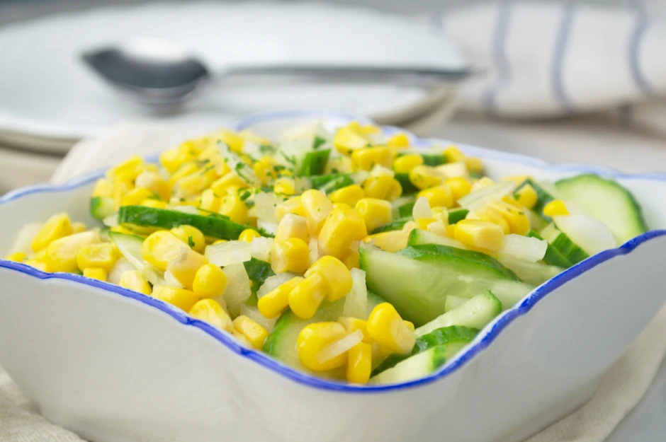 Mais-Gurken-Salat
