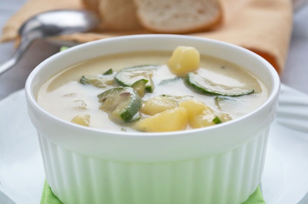Zucchini-Kartoffelsuppe