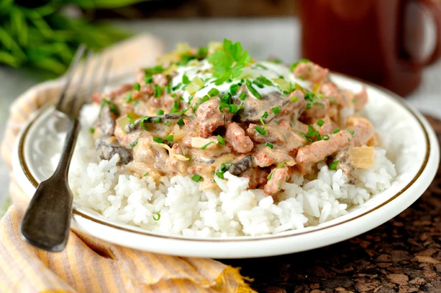 Puten-Lauch-Pfanne