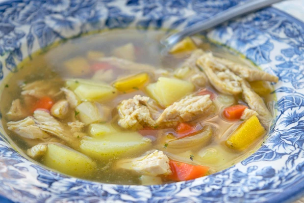 Gem&uuml;seeintopf mit Huhn