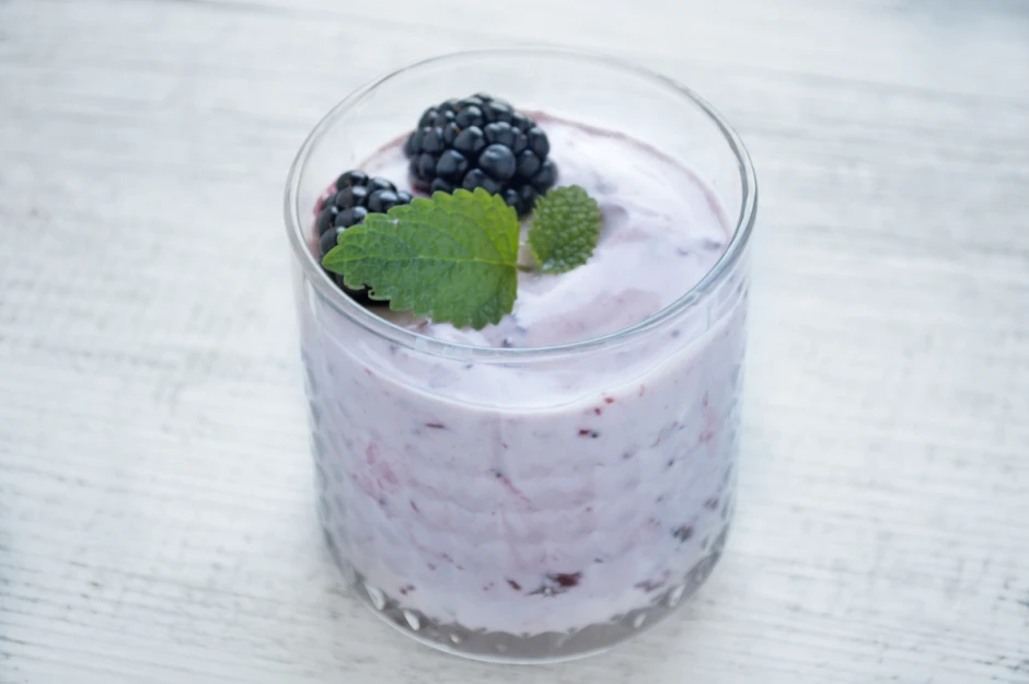 Brombeerjoghurt