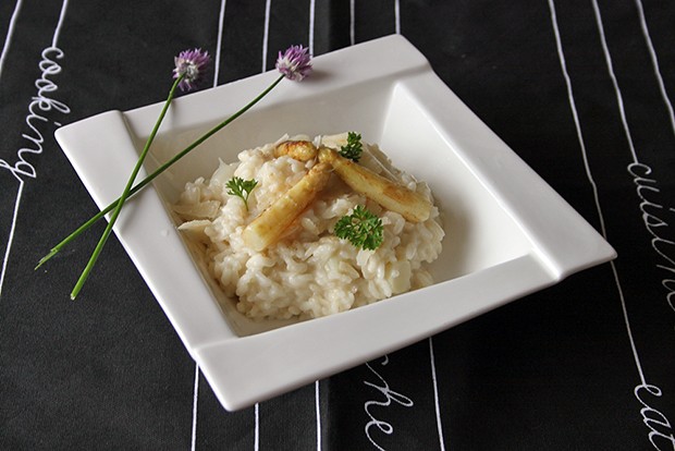 Spargelrisotto