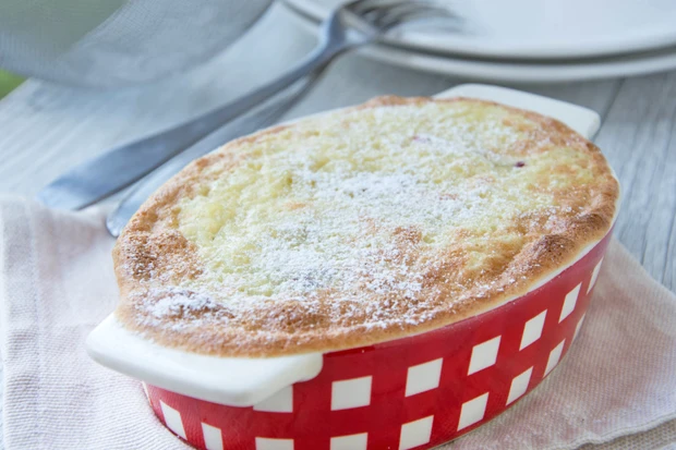 S&uuml;&szlig;er Risotto-Auflauf