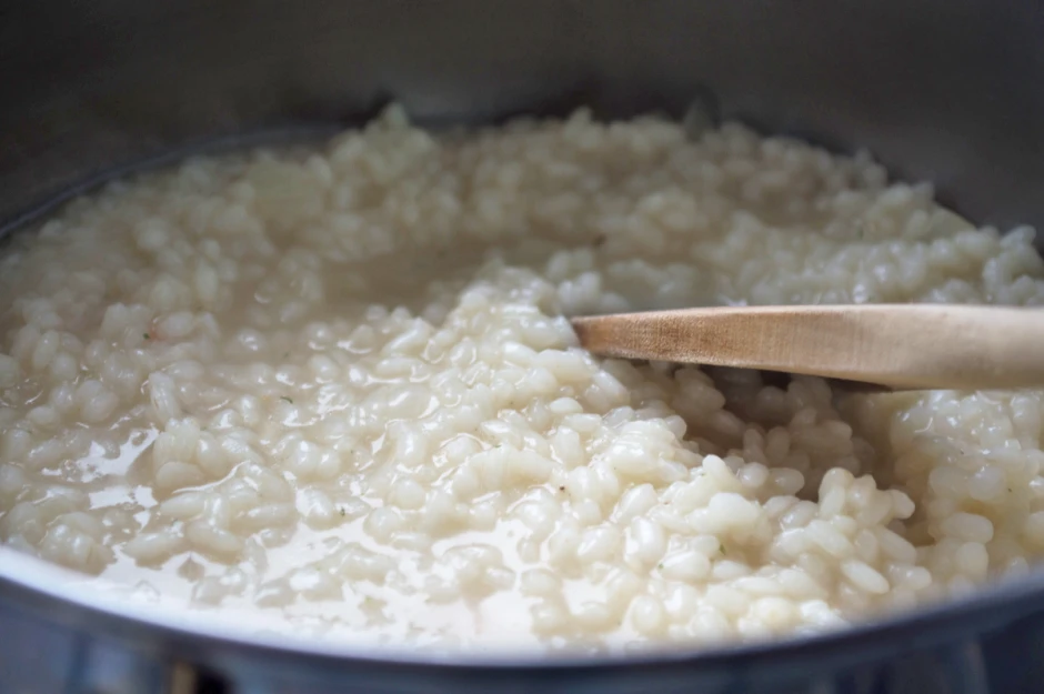 Sekt-Risotto