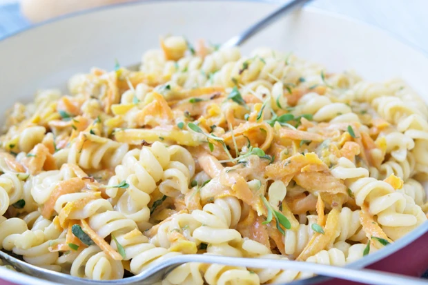 Nudeln mit Gem&uuml;se vegan
