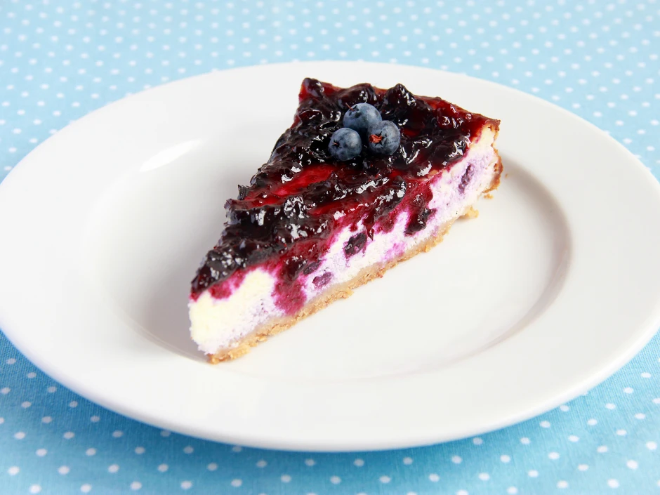Heidelbeer Cheesecake ohne backen