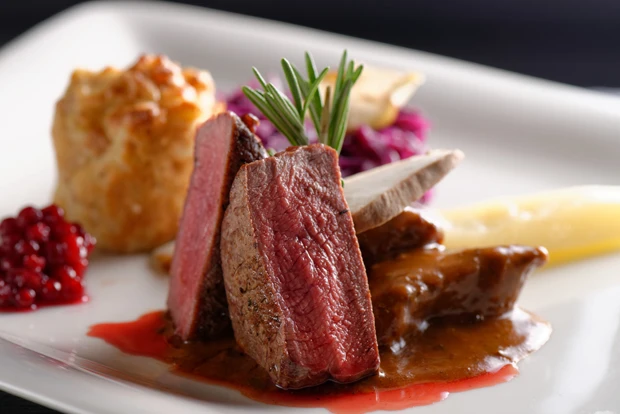 Hirschsteak