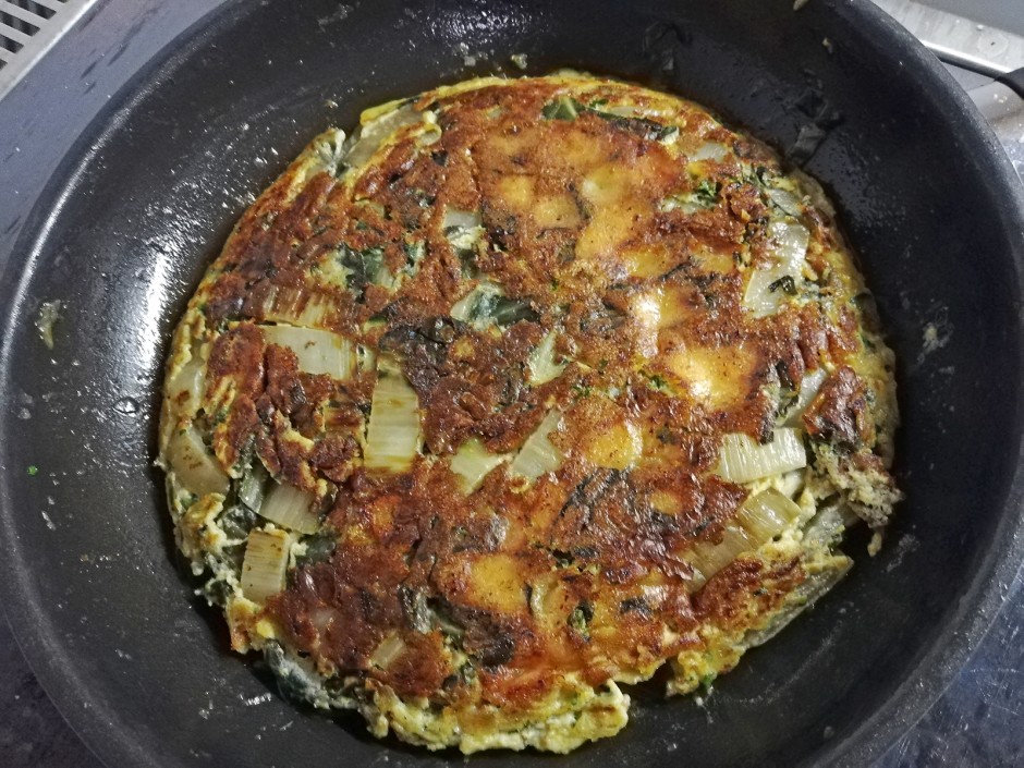 Mangold-Frittata
