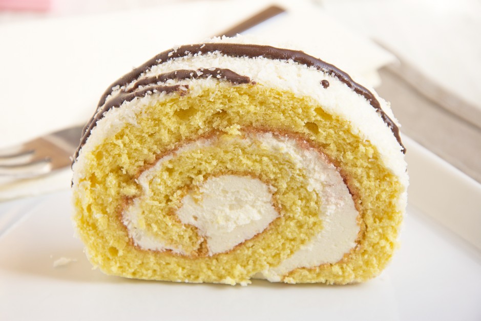 Schwedische Biskuitrolle